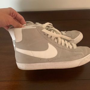 Custom Nike Blazers Grey Size 8